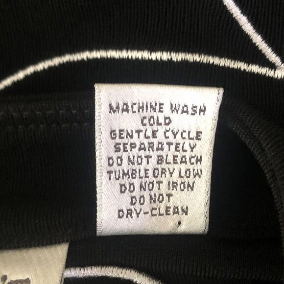 Chicos Travelers Jacket Womens Sz 3 XL Button Front Black White Embroidery Art - Picture 14 of 14